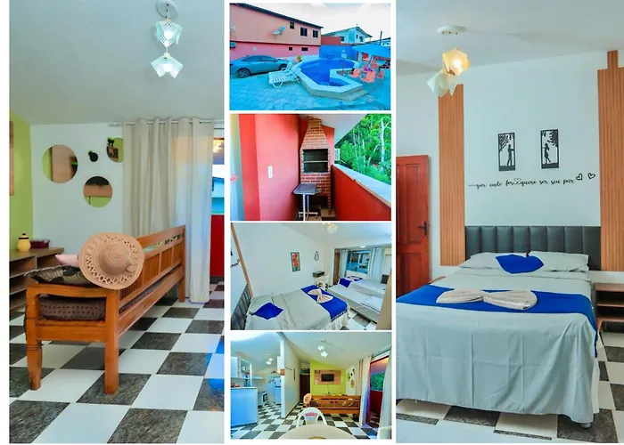 Praia Taperapuan 08 Min A Pe! Piscina! Churrasqueira! Wi-Fi, 2 Suites Ar Condicionado! 1 Estacionamento Gratis! Cozinha Equipada Porto Seguro